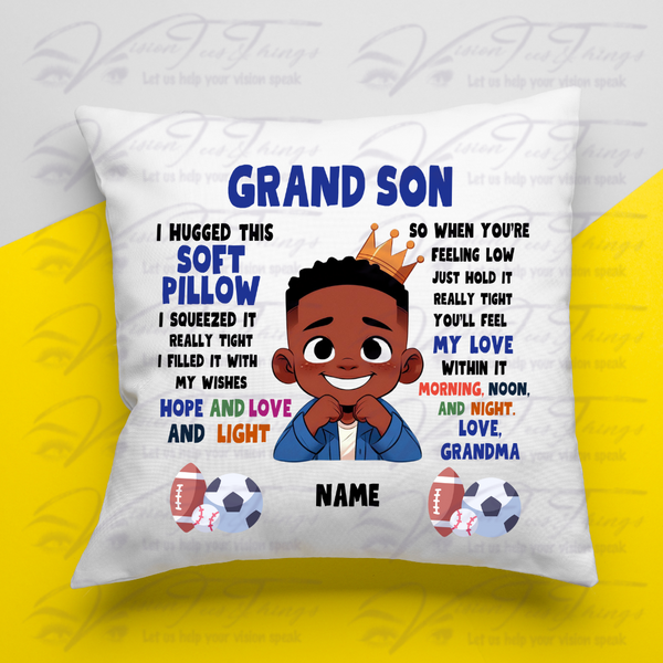 Grand Son Pillow