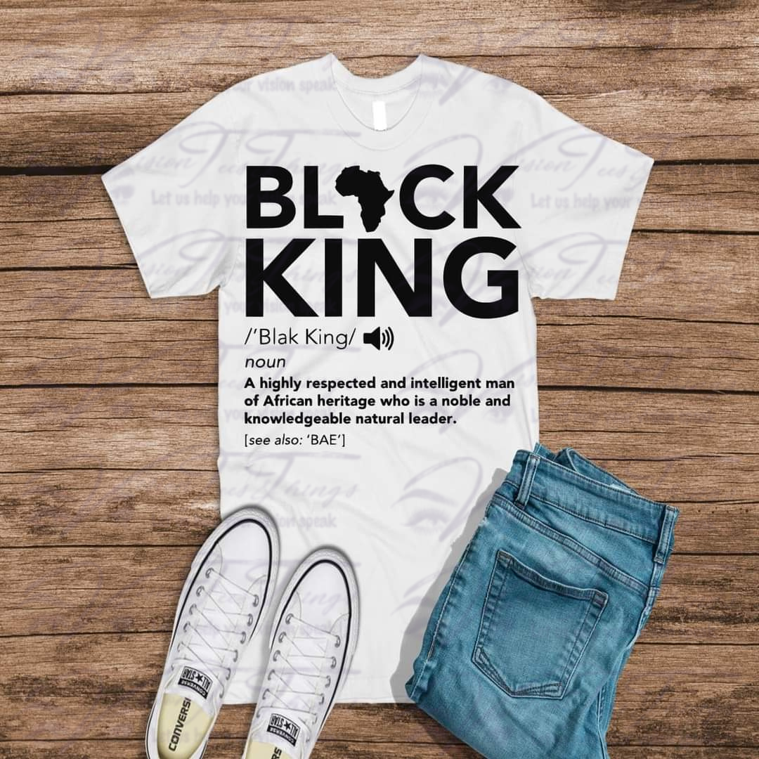 Black King Definition T-Shirt