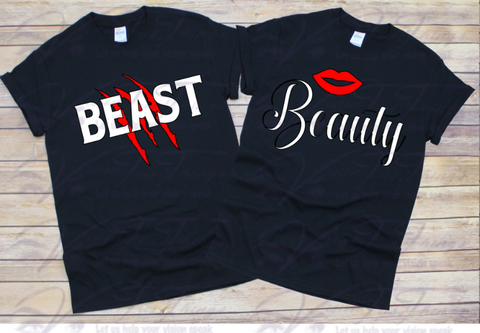 Beauty/Beast Couples T-Shirt