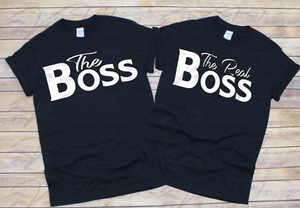 The Boss/Real Boss Couples T-Shirt