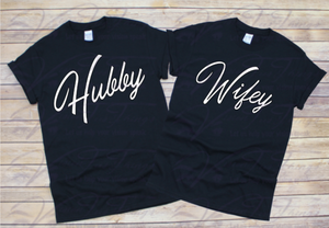Hubby/Wifey Couples T-Shirt