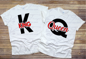 King/Queen Couples T-Shirt