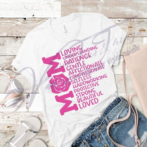 Mom Descriptions T-Shirt