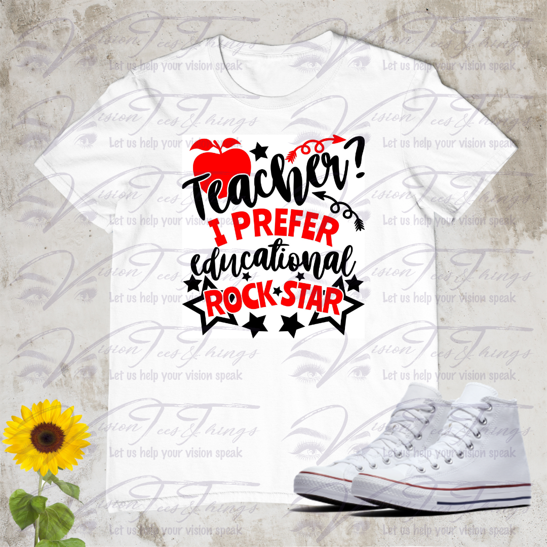Teacher Rock Star T-Shirt