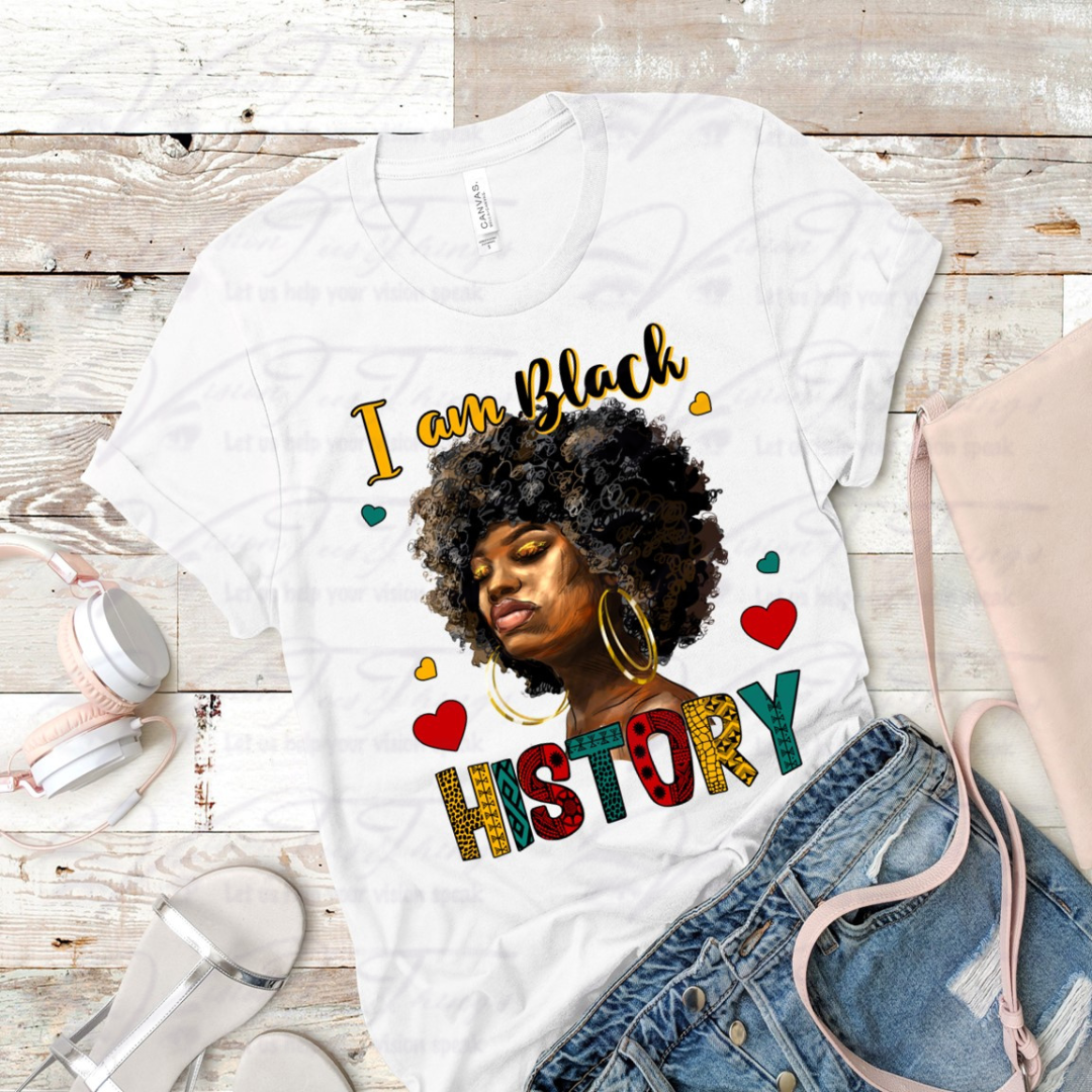 I am Black History Woman T-shirt