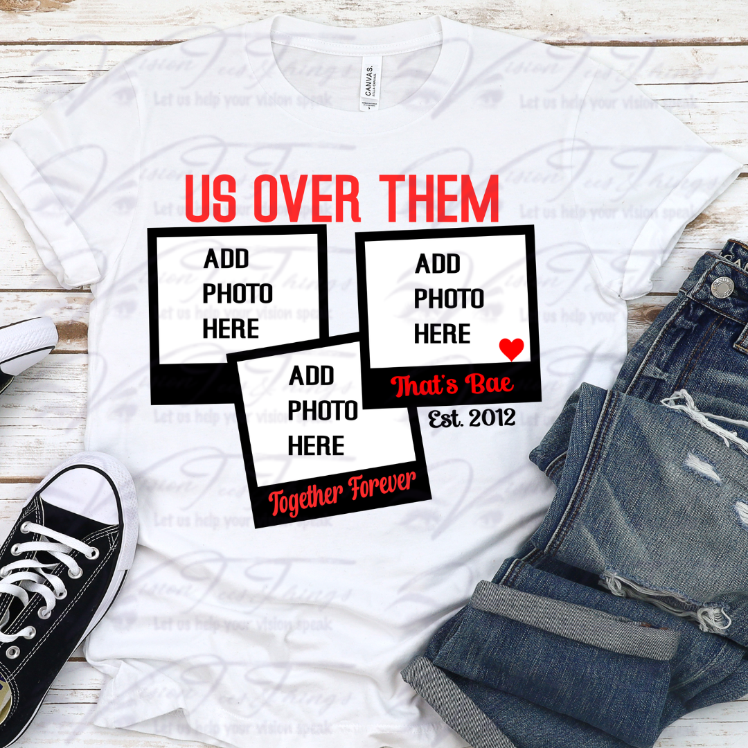 Us Over Them Photo T-Shirt